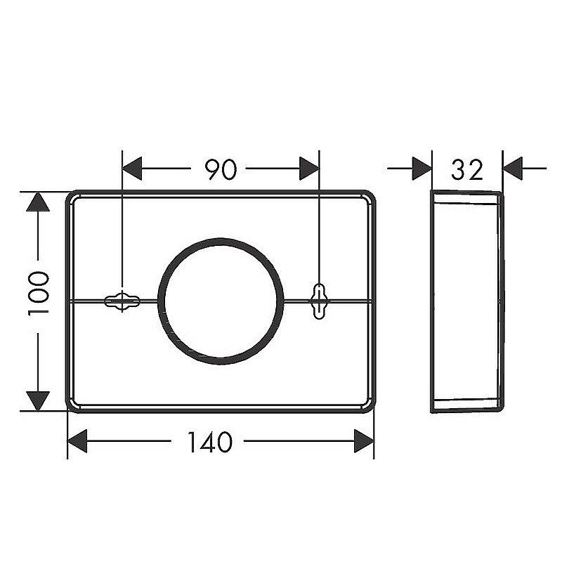 Диспенсер гигиенических пакетов Hansgrohe AddStoris 41773670 черный матовый купить в интернет-магазине сантехники Sanbest