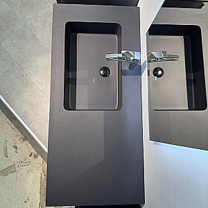 Тумба с раковиной Orans 2055120L2GC 120 серо-зеленая матовая для ванной в интернет-магазине Sanbest