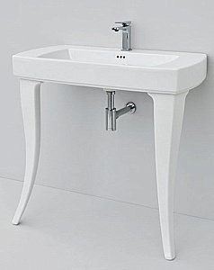 Консоль с раковиной ARTCERAM Jazz JZL001 01 00*1 для ванной в интернет-магазине сантехники Sanbest