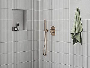 Душевой шланг Ravak SatinFlex X07P707 розовое золото купить в интернет-магазине сантехники Sanbest