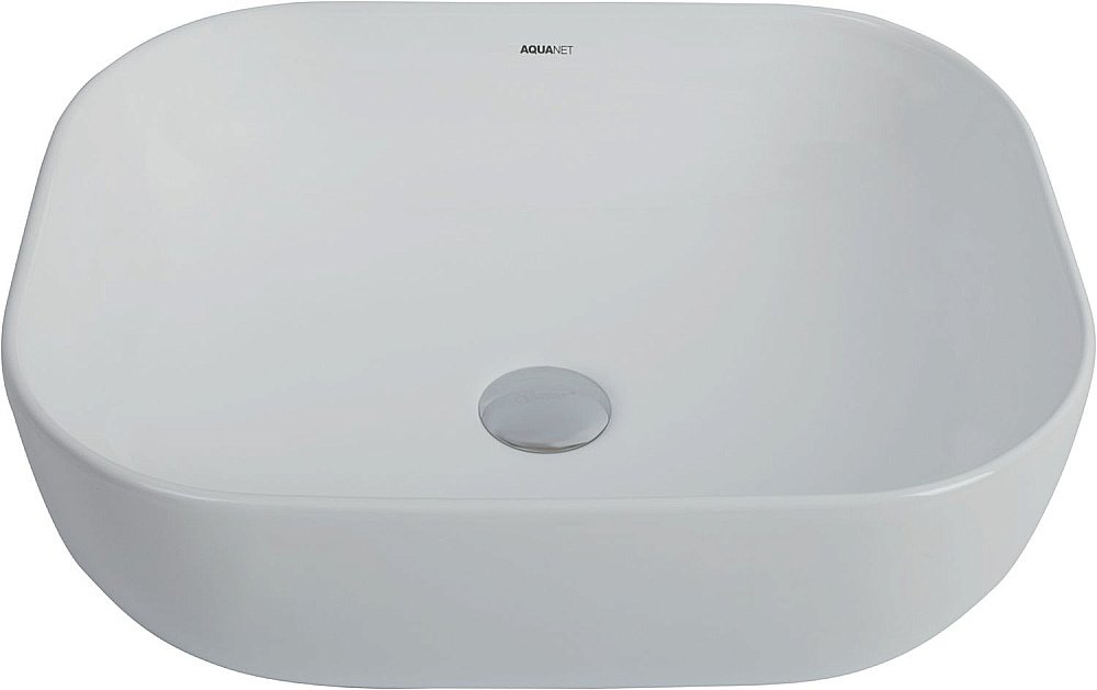 Раковина накладная Aquanet Lake-1 50 211286 белая купить в интернет-магазине Sanbest