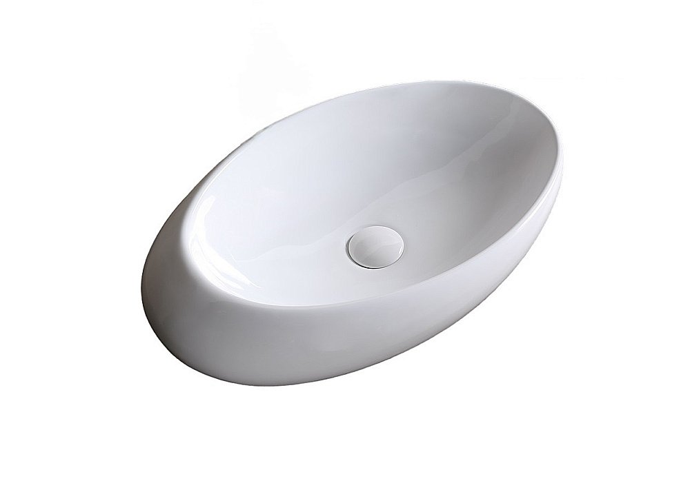 Раковина накладная CeruttiSpa 58 CR0058B белая купить в интернет-магазине Sanbest