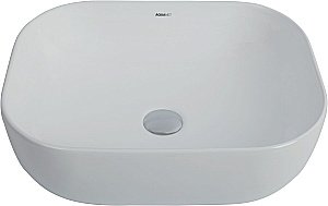 Раковина накладная Aquanet Lake-1 50 211286 белая купить в интернет-магазине Sanbest