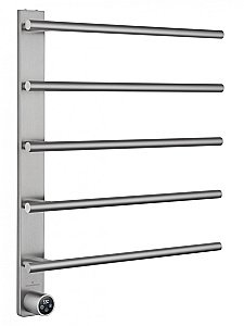 Полотенцесушитель электрический WONZON & WOGHAND NÜRNBERG, Брашированный никель (WW-AL345-BR) купить в интернет-магазине сантехники Sanbest