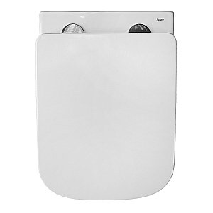 Унитаз подвесной Loranto Delphi 4551+91343 с инсталляцией, безободковый, смыв торнадо,с сиденьем микролифт, белый купить в интернет-магазине Sanbest