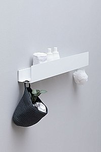 Полка Aquanet Магнум 302234 90 белая матовая купить в интернет-магазине сантехники Sanbest