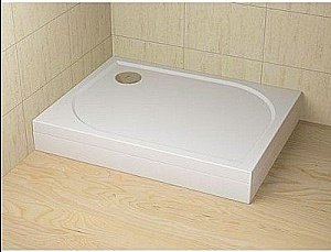 Душевой поддон со съемной панелью Radaway Delos D 4D97514-03L 90х75 белый купить в интернет-магазине Sanbest
