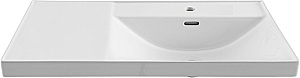 Тумба с раковиной Aquanet Nova Lite 2.0 90 346338+347436 белая глянцевая, правосторонняя для ванной в интернет-магазине Sanbest