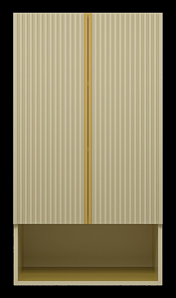 Шкаф подвесной Misty Vega 60 VEG-08060-031 кремовый для ванной в интернет-магазине сантехники Sanbest