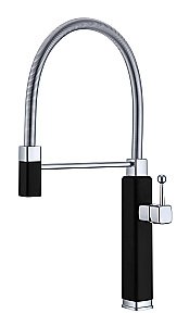 Смеситель для кухни Vincea VKF-101MB черный матовый купить в интернет-магазине сантехники Sanbest