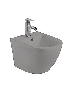 Биде подвесное WeltWasser MERZBACH 005MT-GR серый матовый купить в интернет-магазине Sanbest