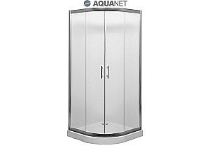 Душевой уголок Aquanet Alfa NAA2142 100x100 стекло прозрачное/профиль хром купить в интернет-магазине Sanbest