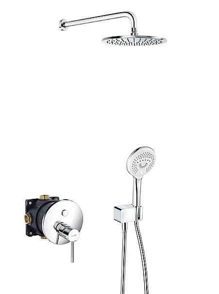 Душевая система Kludi Bozz 386340576 хром купить в интернет-магазине сантехники Sanbest