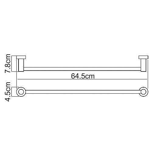 Полотенцедержатель WasserKRAFT Donau K-9430 купить в интернет-магазине сантехники Sanbest