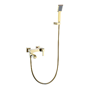 Смеситель для ванны Caprigo DIAMANTE 50-010-oro золото купить в интернет-магазине сантехники Sanbest