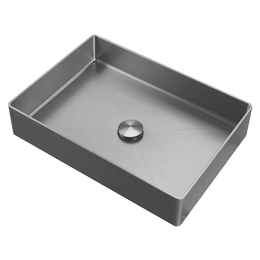 Раковина накладная ABBER Wasser Kreis 51 AF2400SP сатин купить в интернет-магазине Sanbest