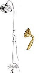 Душевая система Cezares GOLF-CVD-01 бронза/ручки бронза купить в интернет-магазине сантехники Sanbest