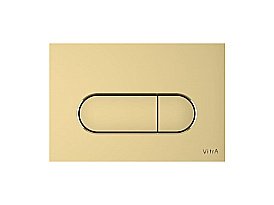 Кнопка для инсталляции Vitra Root Round 740-2225 шлифованное золото купить в интернет-магазине сантехники Sanbest