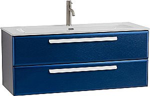 Тумба с раковиной Cezares ECO-CER-N 120 ECO-CER-N-1200-2C-SO-SPF-P сапфир для ванной в интернет-магазине Sanbest