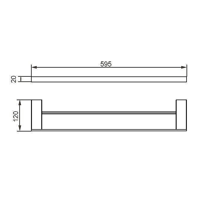 Полотенцедержатель Aquanet 5624D купить в интернет-магазине сантехники Sanbest