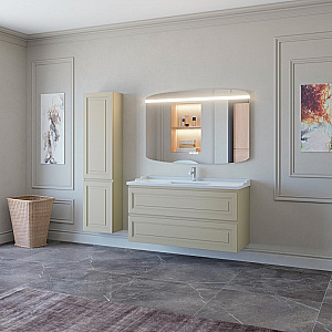 Тумба с раковиной Caprigo Wales 120 цвет на выбор для ванной в интернет-магазине Sanbest