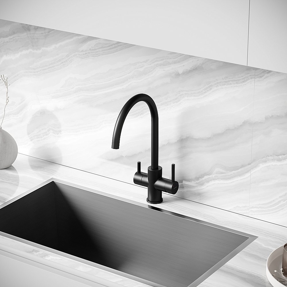 Смеситель для кухни Sancos Taper SC4012MB черный матовый купить в интернет-магазине сантехники Sanbest