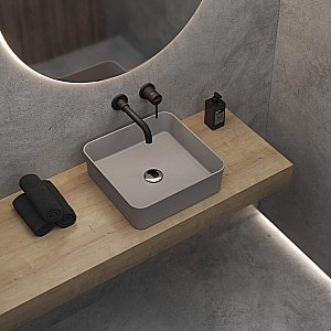 Раковина накладная BERGES Ego SL 181060 38 матовый серый купить в интернет-магазине Sanbest