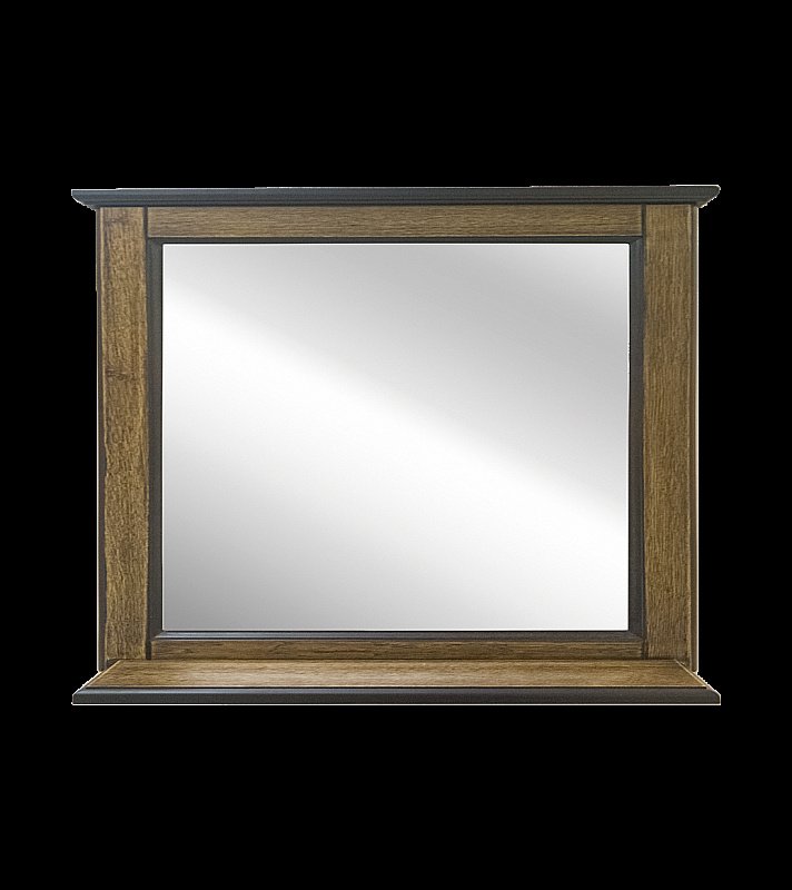 Зеркало Misty Винтаж 100x80 дуб в ванную от интернет-магазине сантехники Sanbest