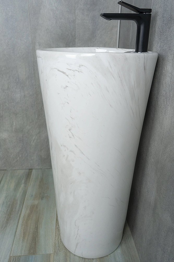 Раковина напольная Gid Autonomo 40 Nb131wgs 81115 белый мрамор купить в интернет-магазине Sanbest