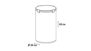 Корзина для белья FIXSEN SMART STYLE FX-1033A купить в интернет-магазине сантехники Sanbest