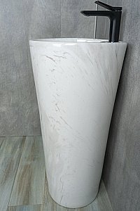 Раковина напольная Gid Autonomo 40 Nb131wgs 81115 белый мрамор купить в интернет-магазине Sanbest