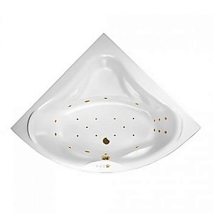 Ванна акриловая EXCELLENT Konsul ULTRA WAEX.KON15.ULTRA.GL 150x150 белая с гидромассажем купить в интернет-магазине Sanbest