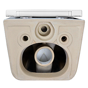Унитаз подвесной Azario Nata AZ-5102T-WHT белый, безободковый, с крышкой микролифт, слив торнадо купить в интернет-магазине Sanbest