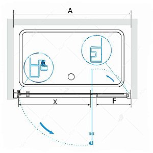 Душевая система RGW Shower Panels SP-6143-01 50140801-01 хром купить в интернет-магазине сантехники Sanbest