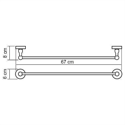 Полотенцедержатель WasserKRAFT Aland K-8530 купить в интернет-магазине сантехники Sanbest