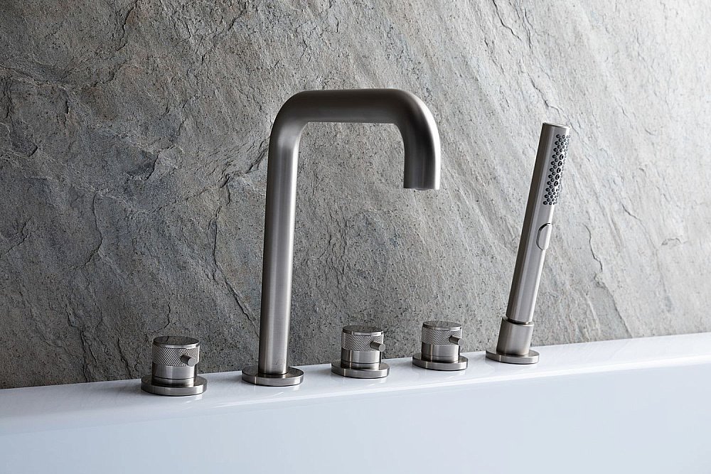 Смеситель для ванны Allen Brau Priority 5.31007-BN купить в интернет-магазине сантехники Sanbest