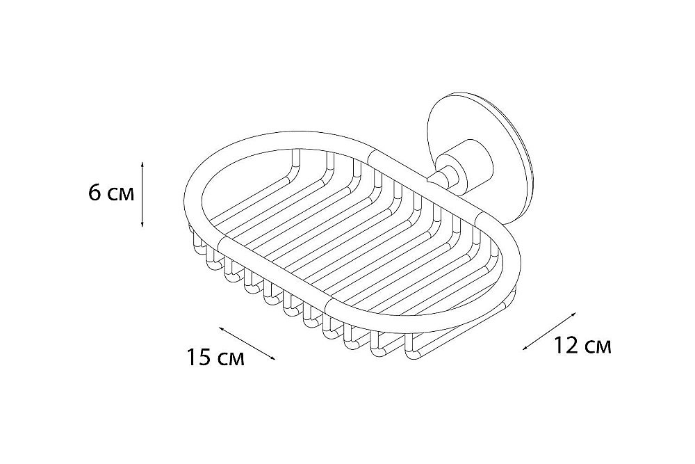 Мыльница FIXSEN ROUND FX-92109 купить в интернет-магазине сантехники Sanbest
