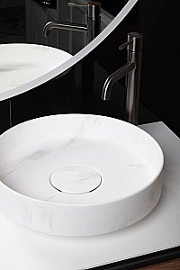 Раковина Boheme Corian 40 801-CLCT Calacatta купить в интернет-магазине Sanbest