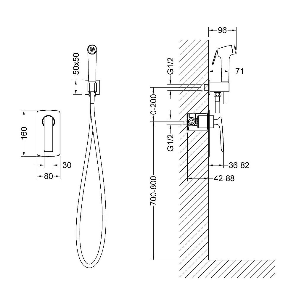 Гигиенический душ Timo Helmi 4089/03SM купить в интернет-магазине сантехники Sanbest