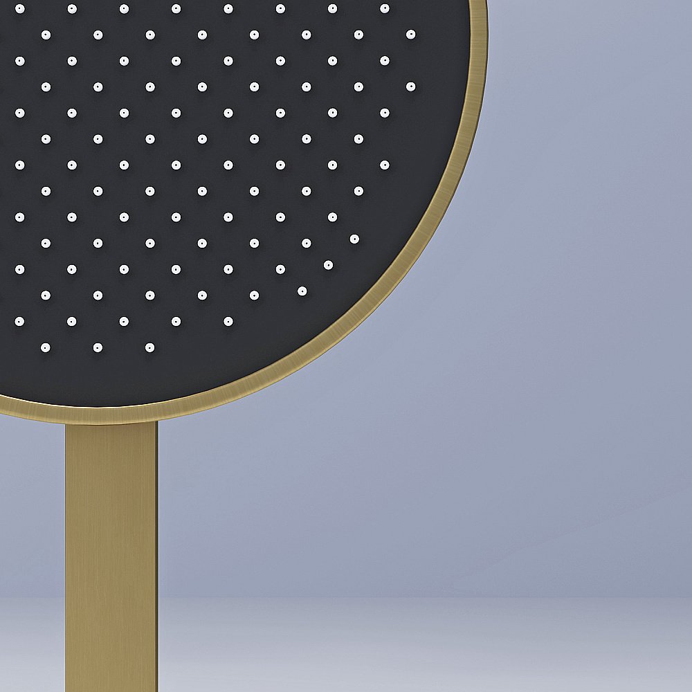 Душевая система Sancos Space SC3006BG брашированное золото купить в интернет-магазине сантехники Sanbest