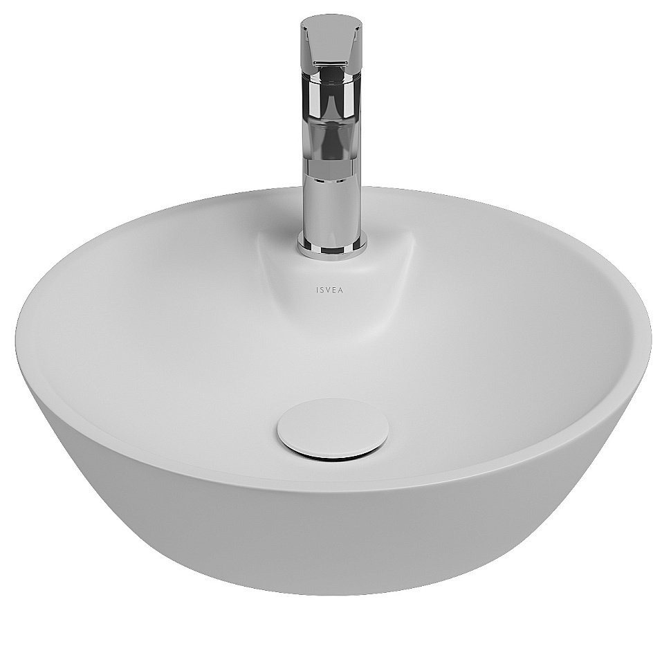 Раковина ISVEA SistemaY Soft 45 10SY66045SV белая купить в интернет-магазине Sanbest