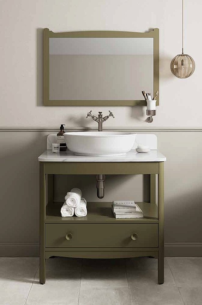 Раковина накладная Burlington Guild 50 GU5038SCW белая купить в интернет-магазине Sanbest