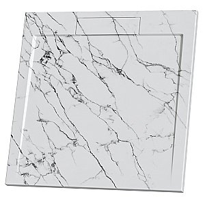 Душевой поддон RGW Stone Tray STL MW 52211099-15 90x90 белый мрамор купить в интернет-магазине Sanbest