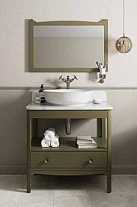 Раковина накладная Burlington Guild 50 GU5038SCW белая купить в интернет-магазине Sanbest