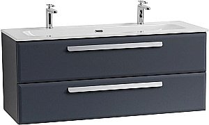 Тумба с раковиной Cezares ECO-CER-N 120 ECO-CER-N-1200-2C-SO-GR-P графит для ванной в интернет-магазине Sanbest