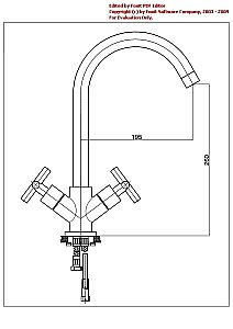 Смеситель для кухни GPD NINO UEB05 купить в интернет-магазине сантехники Sanbest