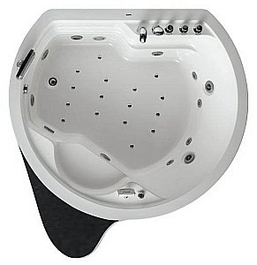 Ванна акриловая Gemy Next to You G9063 O 162х185 белая с гидромассажем купить в интернет-магазине Sanbest