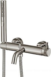 Смеситель для ванны Allen Brau Priority 5.31D10-BN брашированный никель купить в интернет-магазине сантехники Sanbest