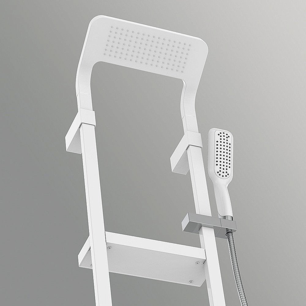 Душевая панель Black&White SEASONS Shine White W1210 белая купить в интернет-магазине сантехники Sanbest