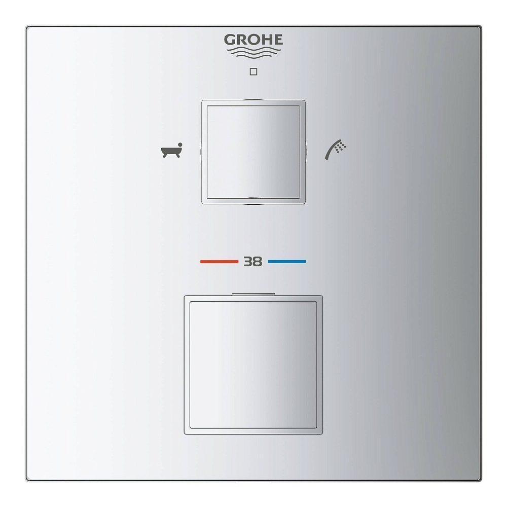 Смеситель для душа Grohe Grohtherm Cube 24155000 купить в интернет-магазине сантехники Sanbest